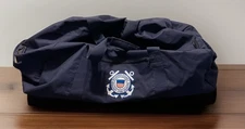 U.S. Coast Guard Large Logo Blue Duffel Bag Gym Travel Mercury Tactical Gear
