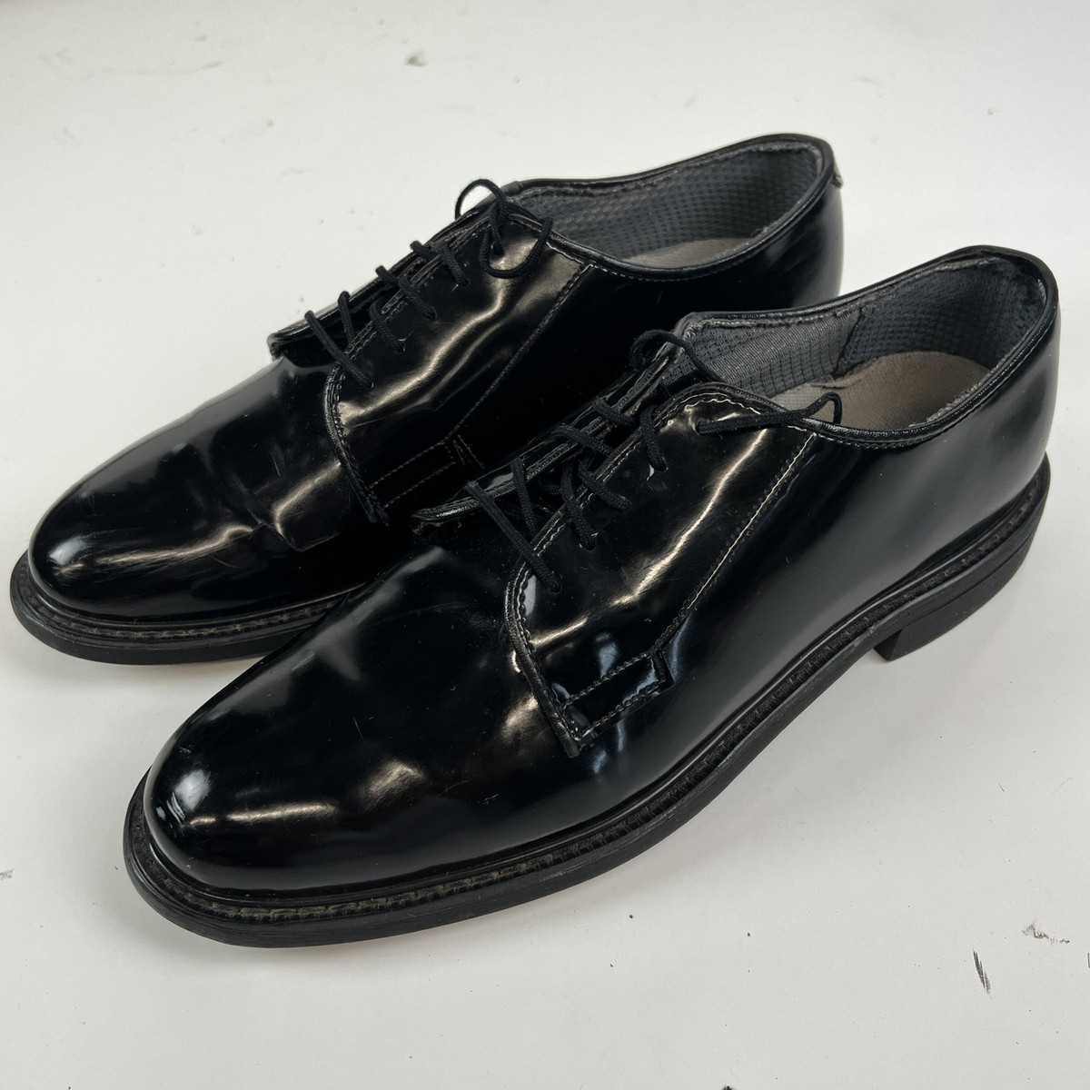 Bates Shoes Mens Size 10.5 D Oxford Dress Uniform Vibram  display picture 3