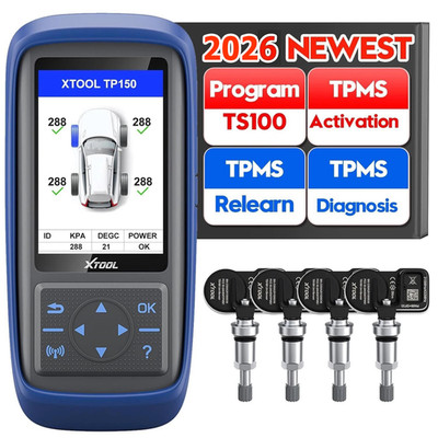 XTOOL TP150 TPMS Programming Scanner Universal Sensors Active/Relearn Tool TS100