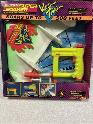 #ad #ad 1991 Larami Wing Thing Super Soaker Air Pressure Flying Experience $65.00