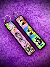 1 Piece Double Sided 5 Inch Powerpuff Girls Keychain