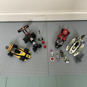 Assorted LEGO Racers, Lot of 3, 99% complete, 8228, 8164, 8897, see description 