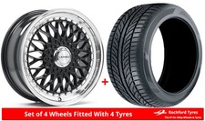 Alloy Wheels & Tyres 15" Lenso BSX For Maserati Quattroporte [Mk2] 76-78