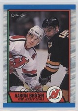 1989-90 O-Pee-Chee Tembec Test Aaron Broten #180 2l2