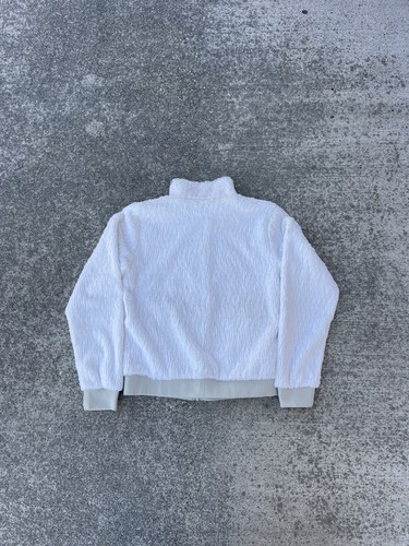 Patagonia Jacket Youth XL (14-16) Cream Full Zip Fuzzy Fleece Conejo Girls - Picture 3 of 3