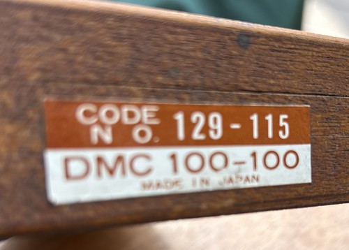 Mitutoyo DMC100-100 129-115 Custodia Micrometro Profondità Tipo Asta di Ricambio Giappone - Foto 7 di 7