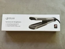 INGLAM Harmonica Champagne Silver Adjustable Heat Settings Air Straightener NEW