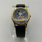 Vintage Lorus (Seiko) Disney Mickey Mouse Rare Blue Dial Watch 34mm New Battery