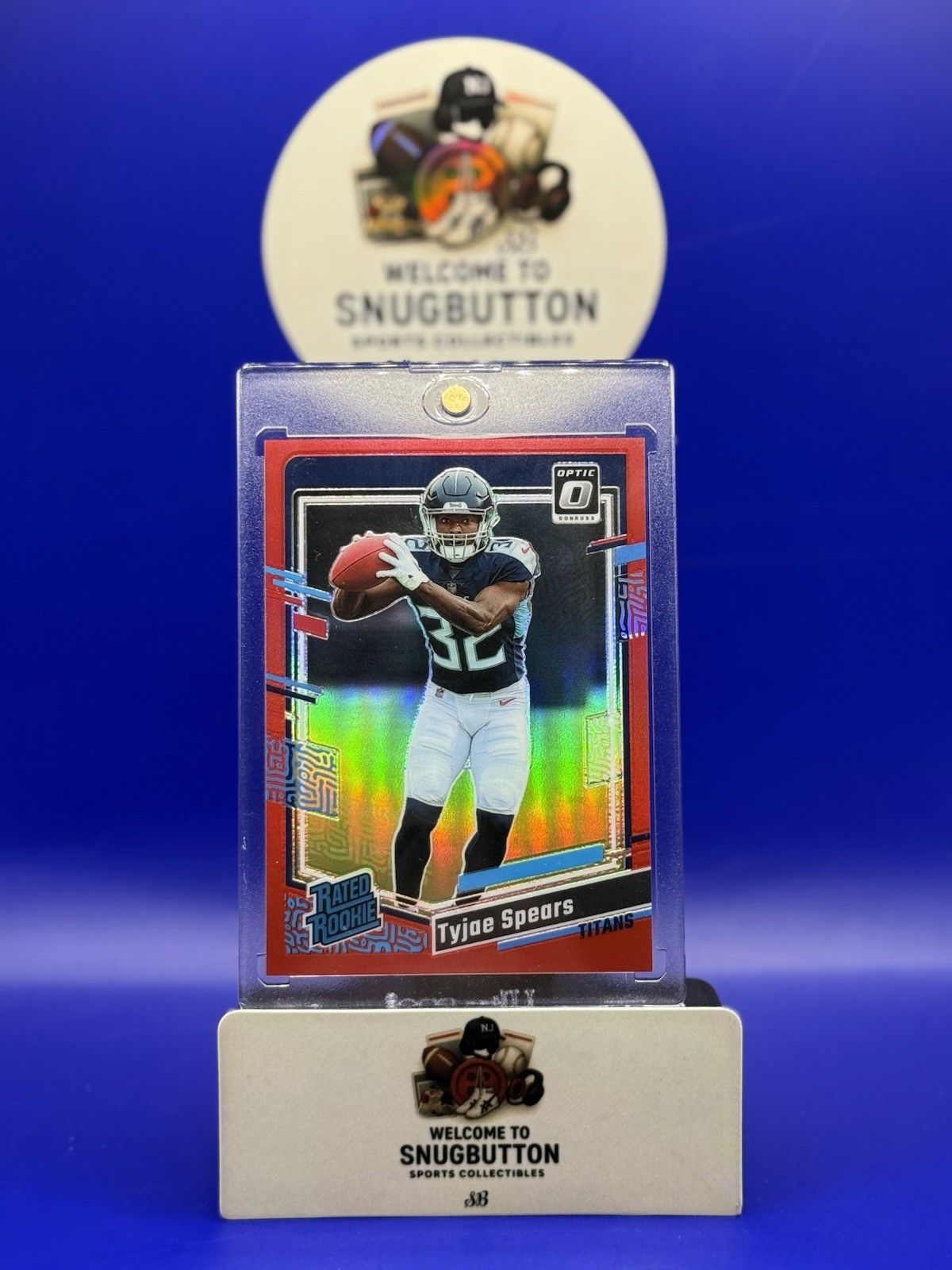 2023 Panini Donruss Optic - Rated Rookie Tyjae Spears #297 Red Prizm /99 (RC)