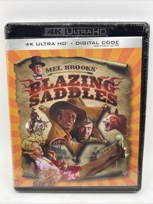 NEW SEALED Blazing Saddles 4K UHD ULTRA HD Blu-Ray MEL BROOKS CLASSIC GENE WILDE