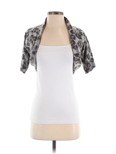 Banana Republic Women Silver Cardigan XXS Petites