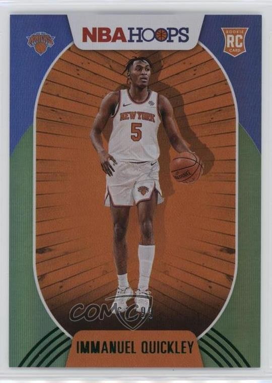 2020-21 Panini NBA Hoops Green 61/99 Immanuel Quickley #249 0us8