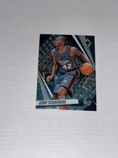 Detroit Pistons Jerry Stackhouse 2023-24 Panini Phoenix BB Teal Laser Prizm Card