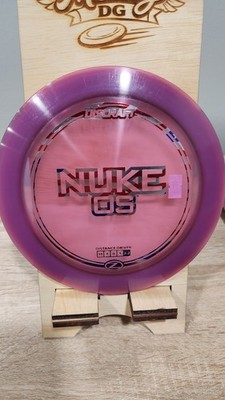 Discraft Nuke OS Flag Foil Z Plastic Distance Driver Disc Golf Purple 173-174g