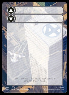 MTG Double-Faced Substitute Helper Marvel Super Heroes MSH NM Checklist Card TCG