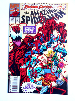 1993 The Amazing Spider-Man #380 Maximum Carnage Part 11  FN/VF