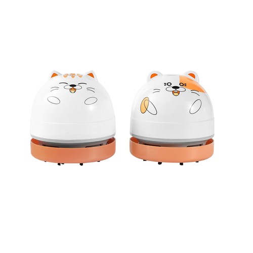Cute Portable Mini Table Dust Sweeper Cartoon Vacuum CleanerC - Picture 3 of 12