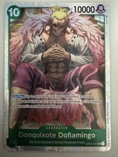 Donquixote Doflamingo  OP04-031 SR ONE PIECE Tcg Card Game NM GREEN Reprint