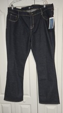 Old Navy Women Jeans 18 Regular Mid-Rise Original Bootcut Dark Wash NWT