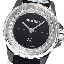 CHANEL J12 XS H4663 Diamond black Dial Quartz Ladies Watch_901511