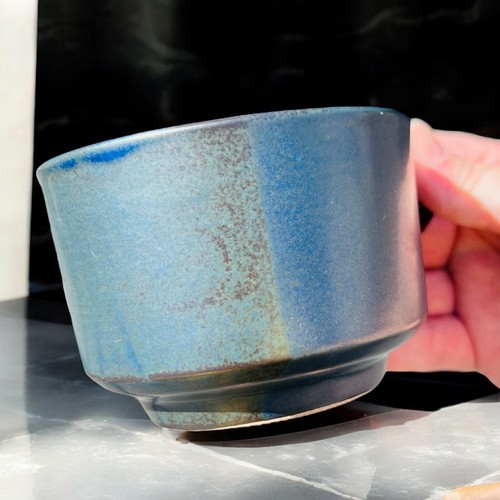 4 VTG Iron Mountain Stoneware Blue Ridge Cups Saucers Set USA Nancy Patterson - Picture 9 of 13