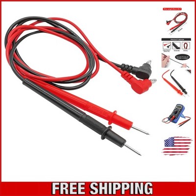 Compact Banana Plug Multimeter Probes, 1000V, 60cm Length   Ideal for Testing