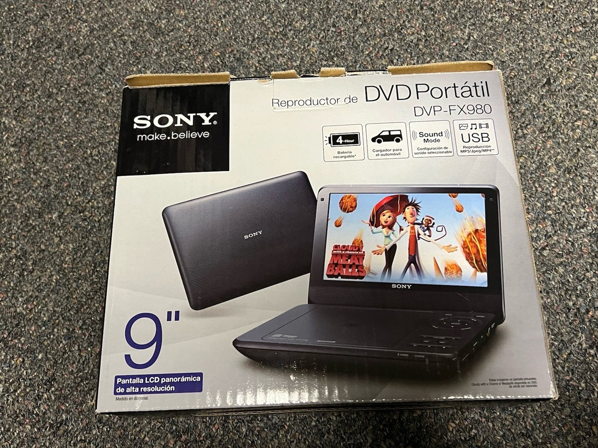 SONY ポータブル DVD Player DVP-FX980 Black Sony DVP-FX980 Portable DVD Player with Screen (9