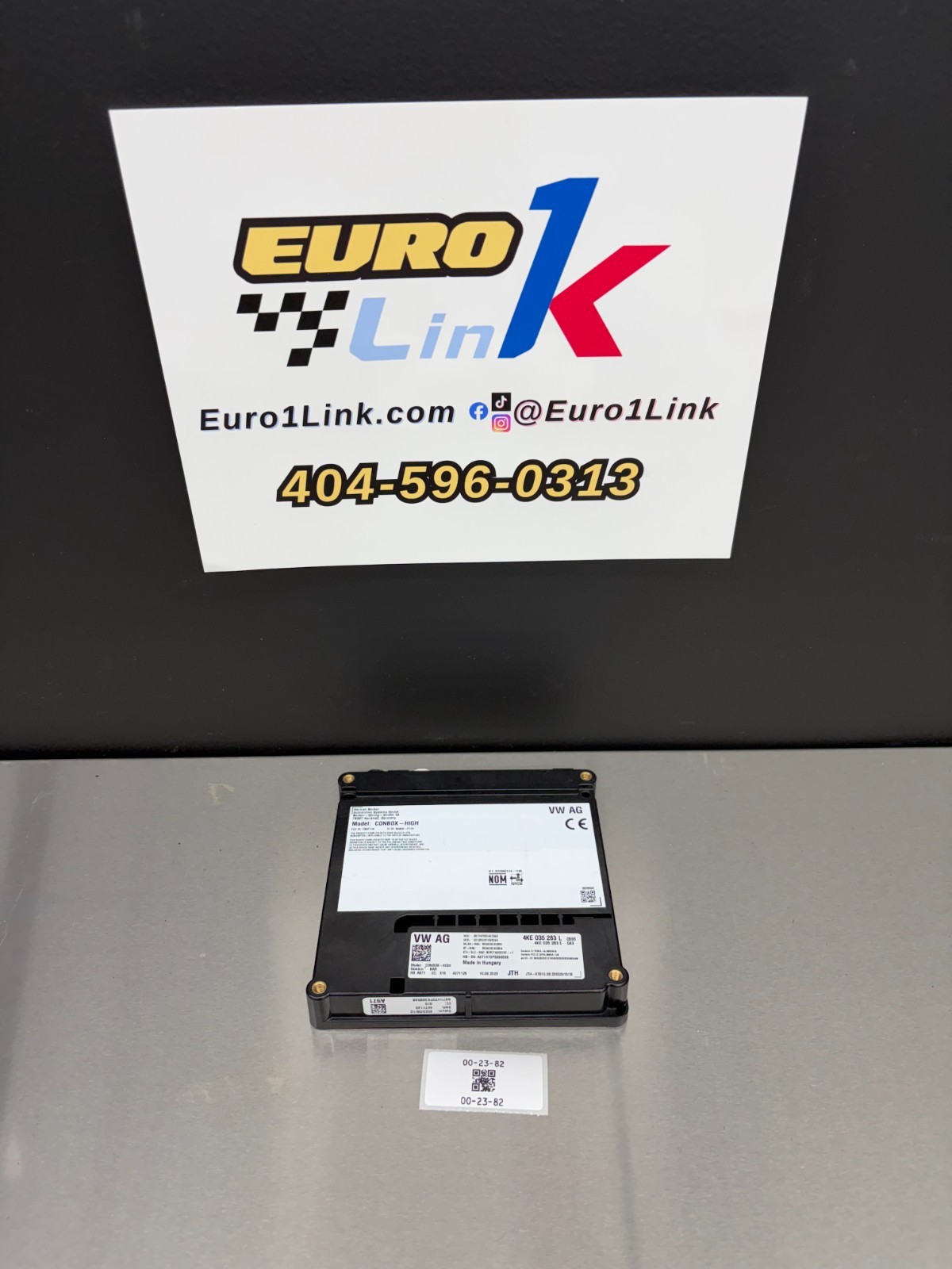 2024 2025 Audi Q8 SQ8 e-Tron GT Emergency Call Control Module Conbox 4KE035283L