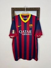 Barcelona Home football shirt 2013 Soccer Nike Jersey Mens Trikot Camiseta 2XL