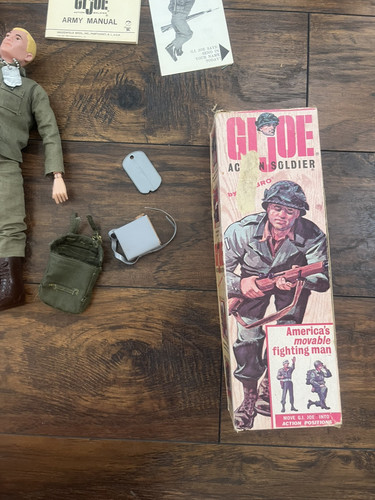 GI JOE ACTION SOLDIER 7500 1964 - caja y papeles de colección juguete - excelente figura de acción 12" - Imagen 2 de 24