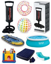 Intex Luftpumpe Double Quick 1 - Doppelhub-Pumpe Handpumpe Luftbett Luftmatratze