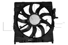 Engine Cooling Fan 12V Voltage With Radiator Fan Shroud Fits BMW X5 X6 NRF 47841