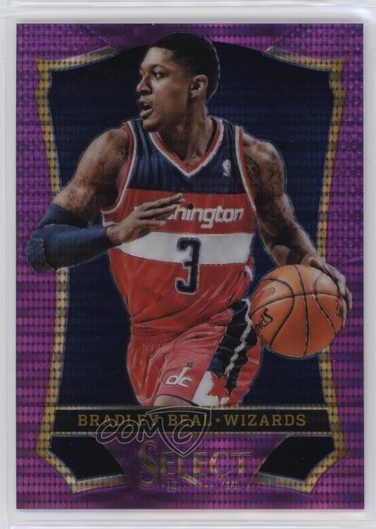 2013-14 Panini Select Purple Prizm 9/99 Bradley Beal #135 pe8