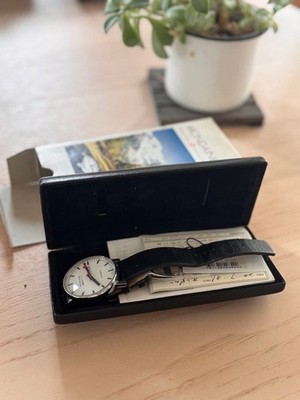 Mondaine Evo2 Wristwatch Watch Automatic Stainless Steel Day Date 40mm w/ Box
