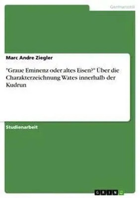 Marc Andre Ziegler | Graue Eminenz oder altes Eisen? Über die...