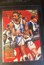 1995-96 Upper Deck - Images of 95 Nick Anderson #330 AUTO HAND SIGNED IP 