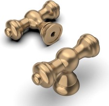 10 Pack Champagne Bronze Kitchen Cabinet Knobs 2.1 Inch 53mm Single Hole Cabinet