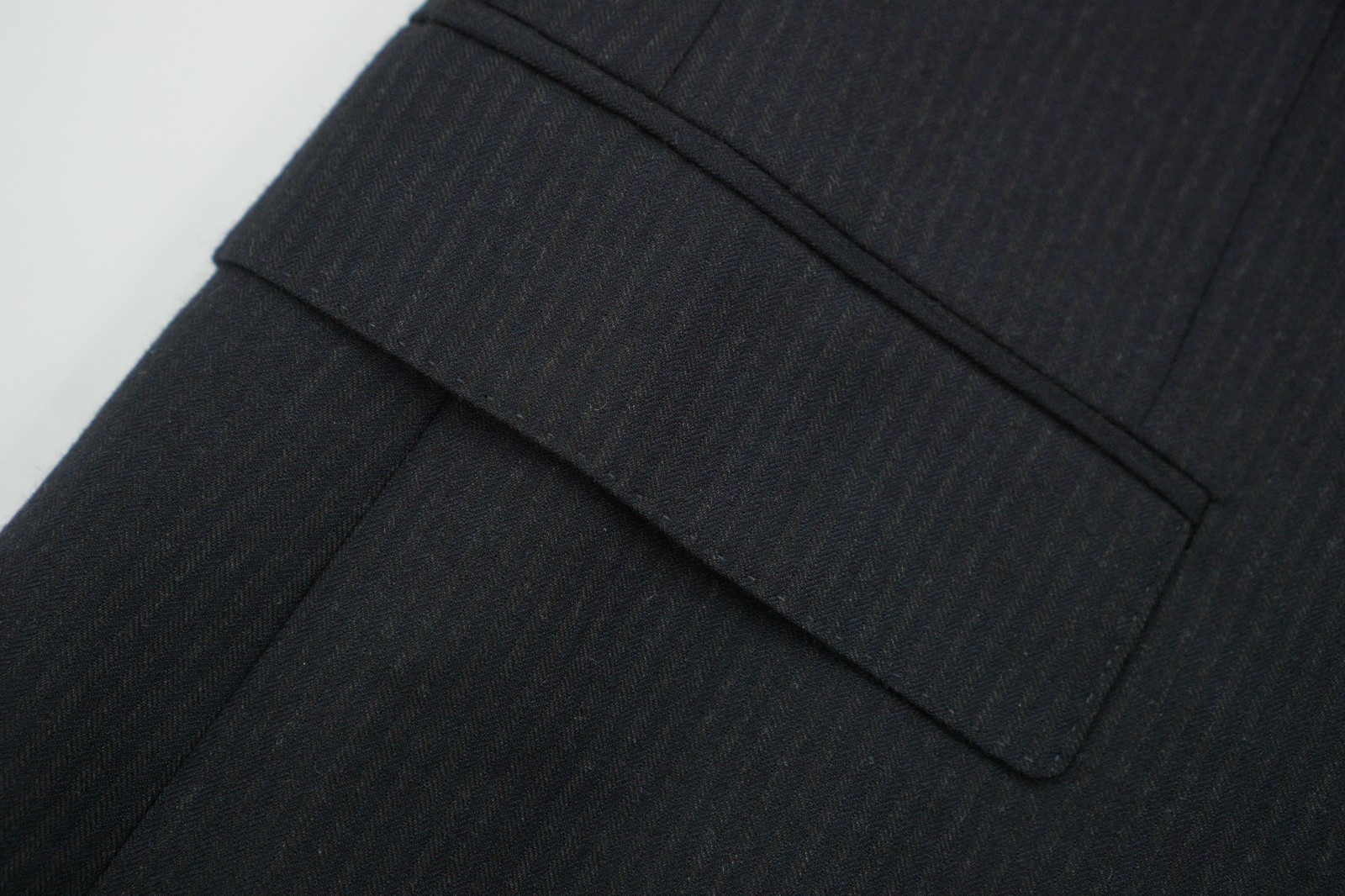 Men Burberry Suit Navy Blue Strirling Wool Made In Italy Size 38R image 8
