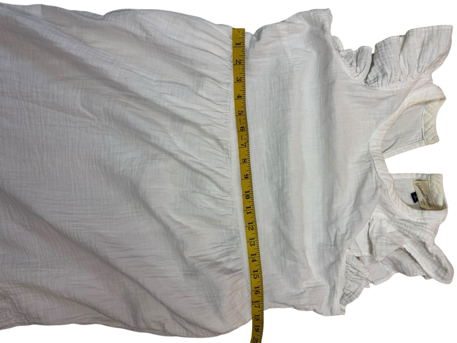 Universal Thread White Tiered Ruffle Sleeveless M… - image 15