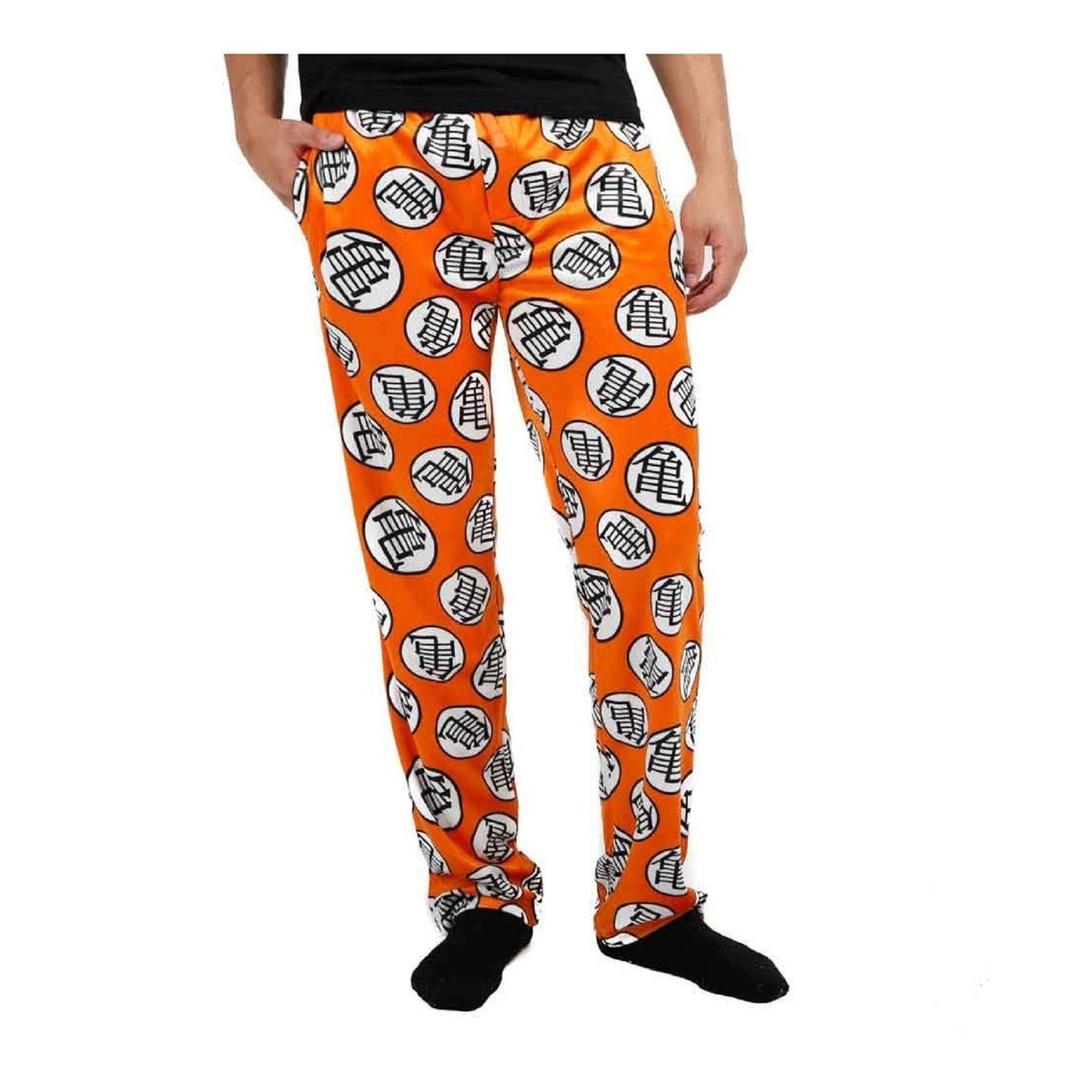 ‪‪❤︎‬ Dragon Ball Z Goku Kame Symbol All Over Anime Unisex Pajama Sleep