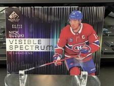 2024 Upper Deck SP Game Used Visible Spectrum White  /10 Nick Suzuki