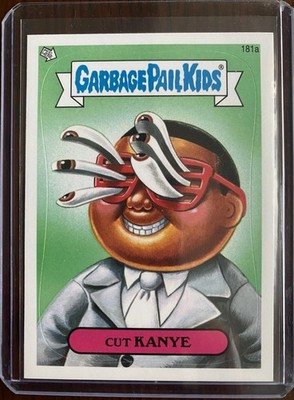 Cut Kanye West Garbage Pail Kids Card 2013 Brand New Series 3 BNS3 GPK Die-Cut