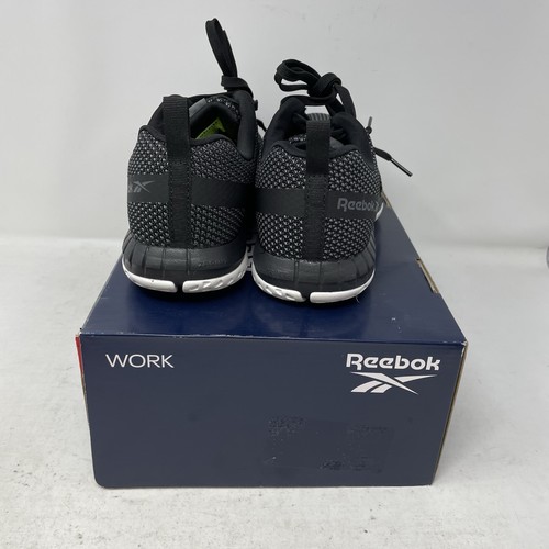 Zapatos de trabajo de seguridad con puntera compuesta negros Reebok Print Work ULTK para mujer talla 7M - Imagen 4 de 9
