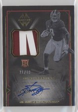 2018 Panini Majestic Rookie Scripted Swatches Gold 21/49 Bo Scarbrough Auto rp9