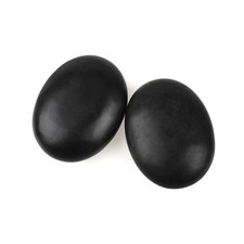 2 Pcs Large Hot Massage Stones Set Natural Basalt Warm Rocks Kit for Home Spa...