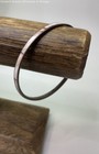 Bronze Tone MOP Shell Inlay Bangle Bracelet 6.2g — photo 1