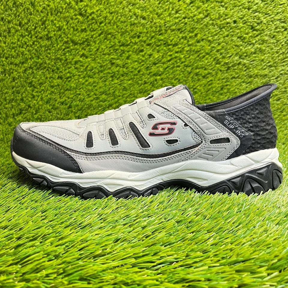 Skechers After Burn M.Fit Ridgeburn Mens Size 13EE Gray Athletic Shoes Sneakers - Image 4 of 4