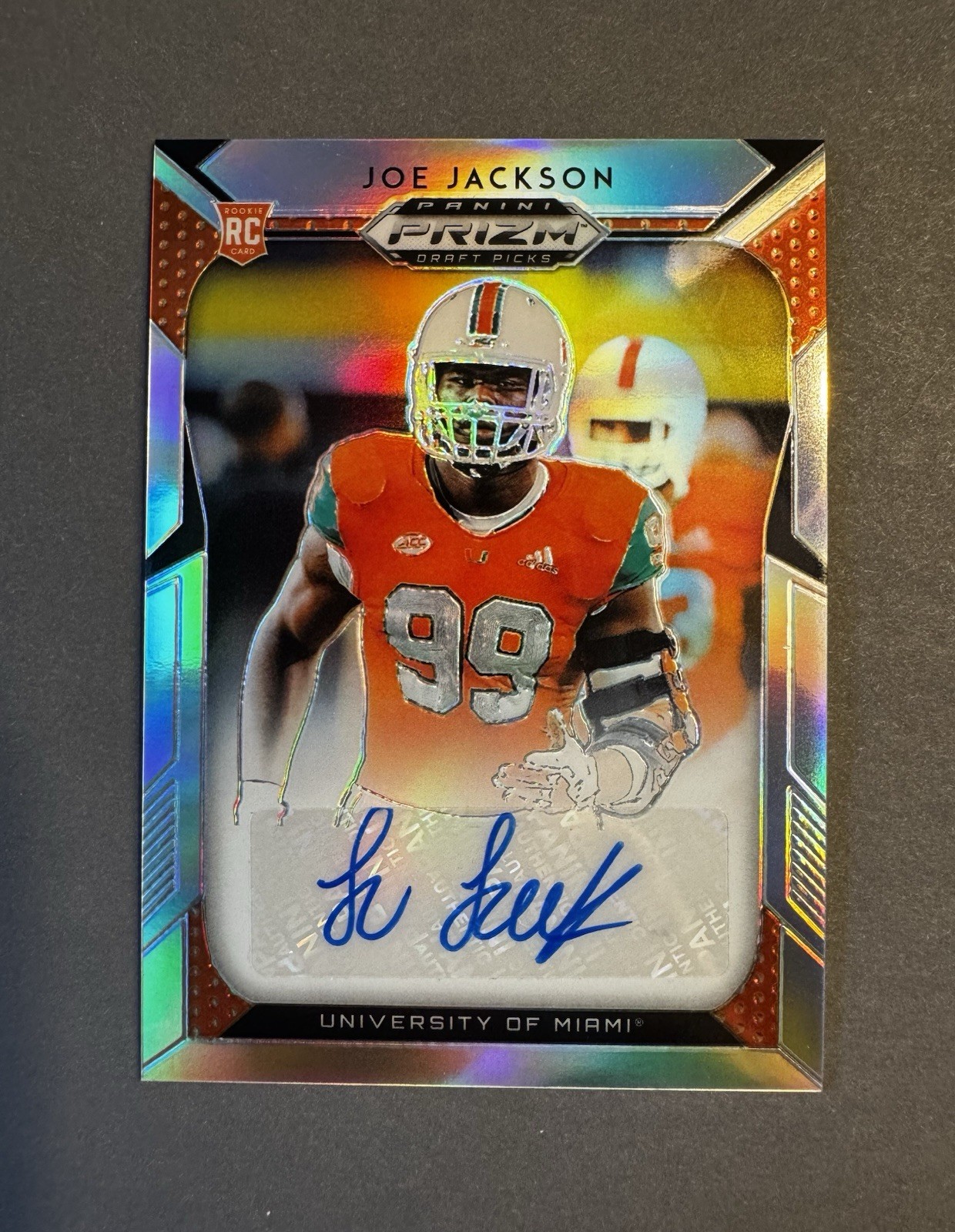 Joe Jackson Panini Prizm Draft Picks #216 Autograph