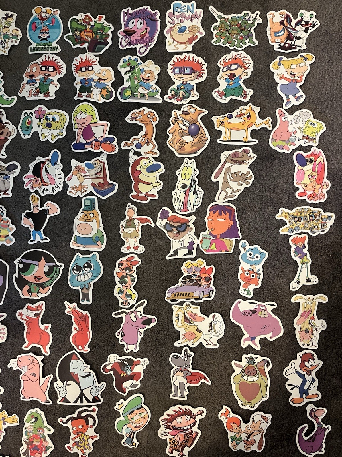 10 PCs Random 90s Kids Nostalgia Cartoon Stickers | Nickelodeon, Cartoon Network