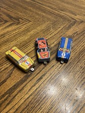Vintage Lot Of 3 Japan Tin Decorated Tin Car Toys Bollywood